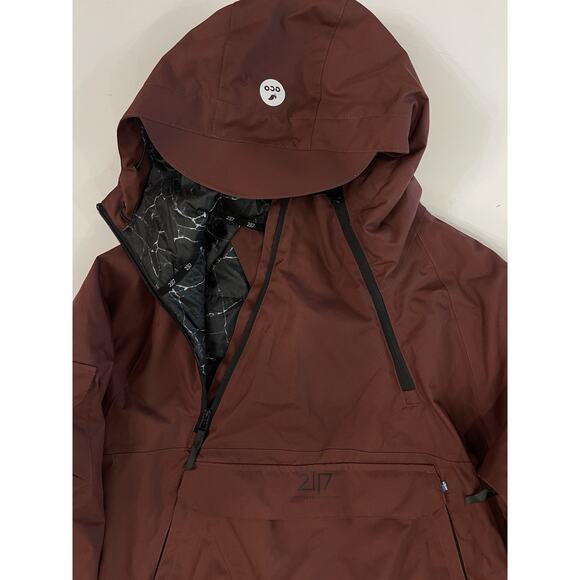 2117 Sweden Snow Jacket XL Burgundy - Picture 2 of 8